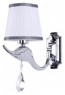 Бра Crystal Lux Flamingo AP1 Chrome E14