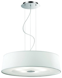 Светильник подвесной Ideal Lux Hilton SP6 D60 макс.6x60Вт Е27 Металл/Ткань 075518