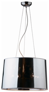 Подвесной светильник Ideal Lux London Cromo макс. 5x60Вт Е27 D50 Металл/ПВХ Хром 032351
