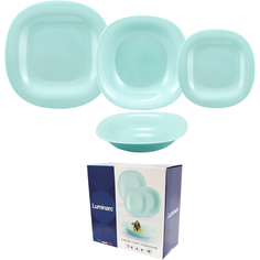 Столовый набор 18 предметов  CARINE LIGHT TURQUOISE Luminarc