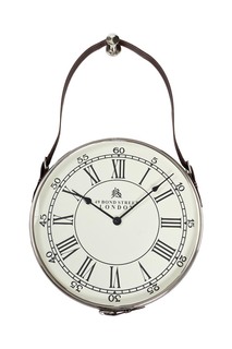Часы настенные на подвесе хром 41x41 см Garda Decor