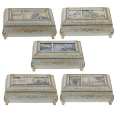 Шкатулка музыкальная , L18 W11,5 H8 см, 5в. No Brand