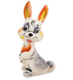 Фигурка Ушастый заяц цв. (Гжельский фарфор) ГЛ- 50 113-7010711 Народные промыслы