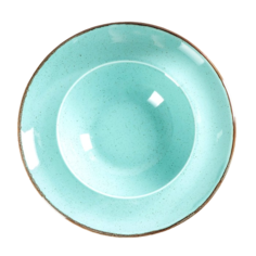 Тарелка для пасты Turquoise, d=25 см, 500 мл, цвет бирюзовый Porland