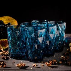 Magistro Набор стаканов Magistro «Круиз», 350 мл, 6 шт, цвет синий