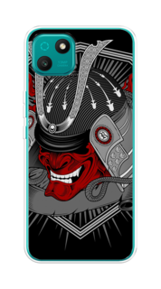 Чехол на Wiko T10 "Красная маска самурая" Case Place
