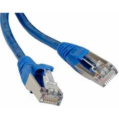 LANMASTER Патч-корд RJ45 - RJ45, 4 пары, FTP, категория 6, 3 м, синий LAN-PC45/S6-3.0-BL