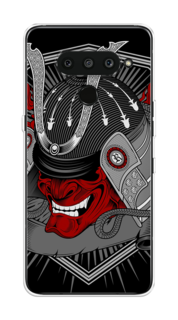 Чехол на LG V50 ThinQ "Красная маска самурая" Case Place