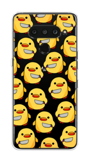 Чехол на LG V50 ThinQ "Утка с ножом" Case Place