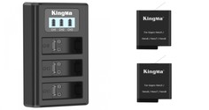 Зарядное устройство KingMa GP7 Kit-BM043 + 2 аккумулятора GoPro Hero7/6/5