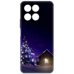 Чехол-накладка Софт Зимний домик для Honor X8a Krutoff