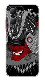 Чехол на Infinix Hot 30 Play "Красная маска самурая" Case Place