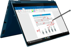Ноутбук-трансформер Lenovo ThinkBook 14s Yoga синий (20WE006ERU)