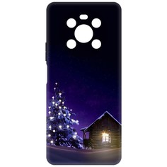 Чехол-накладка Софт Зимний домик для Honor X9 Krutoff
