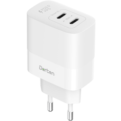 Сетевое зарядное устройство Dorten 35W 2USB-C/PD 2xUSB Type-C 3 А белый