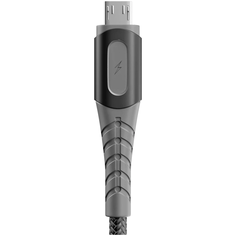 Кабель USB WIIIX CB-450-MU (1.0)-cobra-B USB-MicroUSB, DATA, оплетка: нейлон, черный