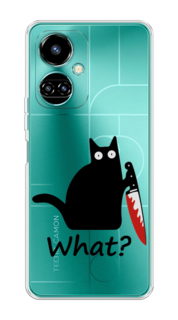 Чехол на Tecno Camon 19/19 Pro 4G "Котик с ножом" Case Place