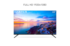 Телевизор Harper 43F720T, 43"(109 см), FHD