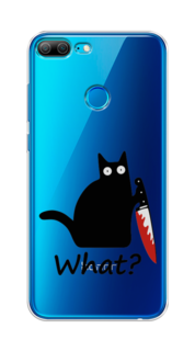 Чехол на Honor 9 Lite "Котик с ножом" Case Place