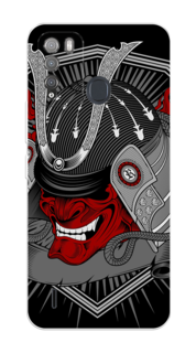Чехол на Itel Vision 1 Pro "Красная маска самурая" Case Place
