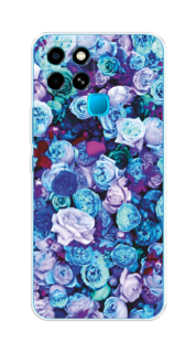 Чехол на Infinix smart 6 "Цветочный ковер" Case Place