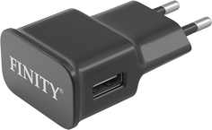 Сетевое зарядное устройство Finity Zеon USB 2A+i5, черный