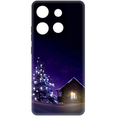 Чехол-накладка Софт Зимний домик для INFINIX Smart 7 HD Krutoff