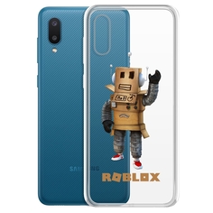 Чехол-накладка Roblox-Мистер Робот для Samsung Galaxy A02 (A022) Krutoff