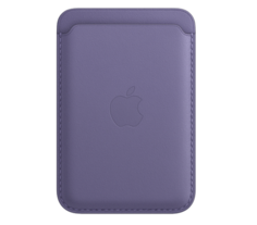Чехол-бумажник Apple MM0W3 MagSafe для iPhone, кожа, сиреневый