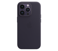 Чехол-крышка Apple MPPJ3 MagSafe для iPhone 14 Pro, кожа, темно-фиолетовый