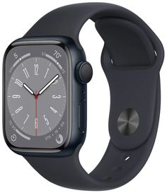 Часы Apple Watch Series 8 GPS 45mm Midnight Aluminum Case/Midnight Sport Band (MNUJ3)
