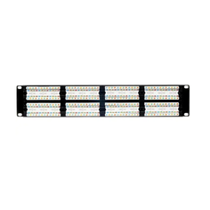 Lanmaster Патч-панель Lanmaster TWT-PP48/1U-U5E 19" 1U 48xRJ45 кат.5e UTP