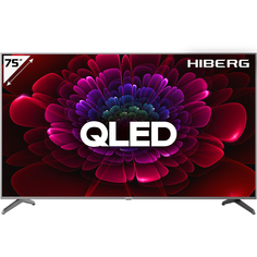 Телевизор Hiberg QLED 75Y, 75"(190 см), UHD 4K