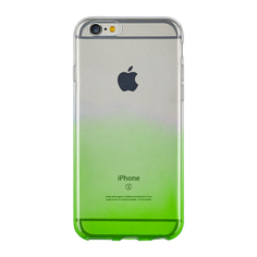 Чехол для Apple iPhone 6/6S, зеленый, Clear Gradient, Deppa 900188