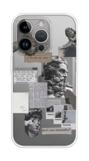 Чехол на Apple iPhone 15 Pro Max "Коллаж греческие скульптуры" Case Place