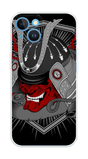 Чехол на Apple iPhone 15 "Красная маска самурая" Case Place