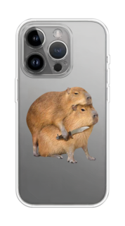 Чехол на Apple iPhone 15 Pro Max "Капибара с ножом" Case Place