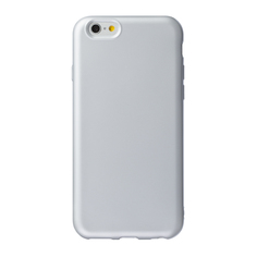 Чехол для Apple iPhone 6/6S, серебристый, Metallic, Deppa 900108