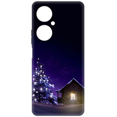 Чехол-накладка Krutoff Soft Case Зимний домик для Huawei Nova 11i