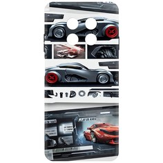 Чехол-накладка Krutoff Soft Case Гаражный постер для Huawei Nova Y91