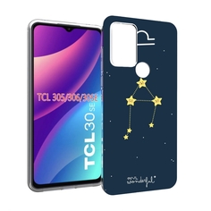 Чехол MyPads знак-зодиака-весы-1 для TCL 30SE / TCL 305 / TCL 306 / TCL 30E