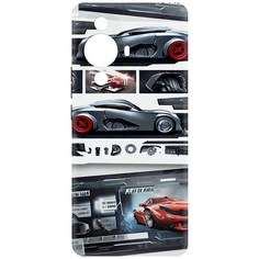 Чехол-накладка Krutoff Soft Case Гаражный постер для Huawei Nova 11 Pro