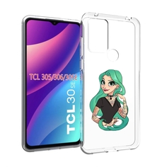 Чехол MyPads рапунцель-в-тату женский для TCL 30SE/305/306/30E