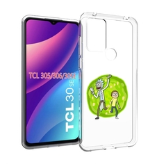 Чехол MyPads рик-и-морти-в-кружке для TCL 30SE/305/306/30E