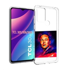 Чехол MyPads Илон-Маск для TCL 30SE/305/306/30E