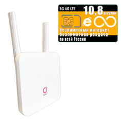 Wi-Fi роутер с LTE-модулем ZTE белый (olaxAX6PRObee298SG)