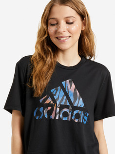 Футболка женская adidas Tiger Print, Черный