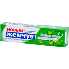 Зубная паста Новый Жемчуг Зеленое яблоко + Отбеливание 100мл