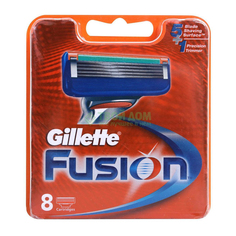 Сменные кассеты для станка Gillette Fusion 8шт