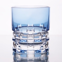 Набор стаканов для виски Арнштадт 6шт голубой (ДОМИНО 3363/9) Arnstadt Kristall